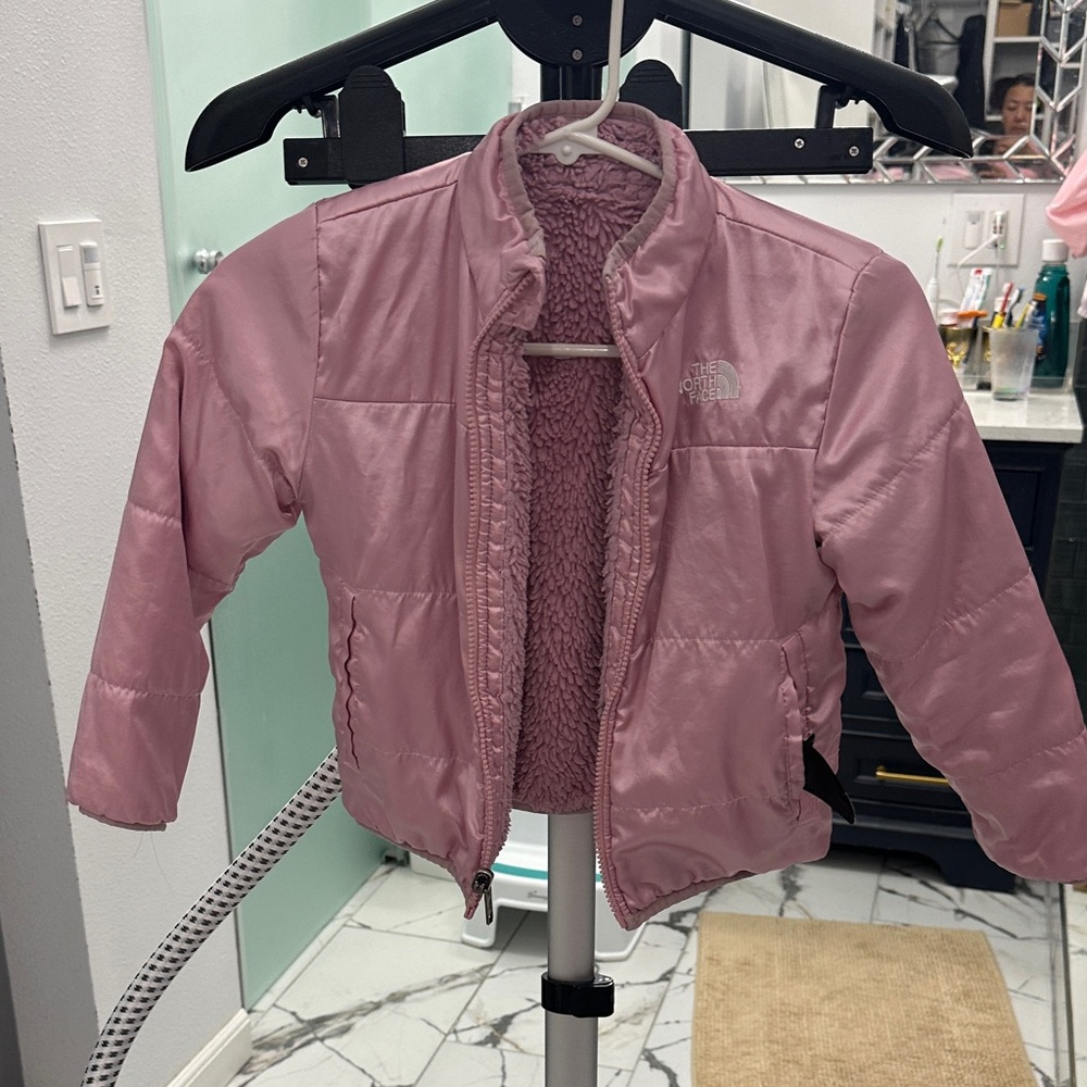 The North Face Kids Light Pink Puffer Jacket